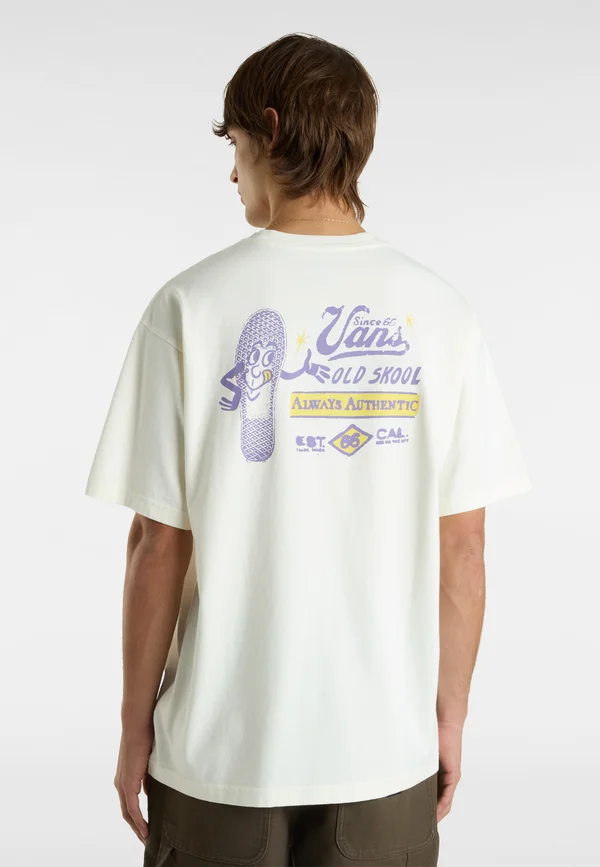 WAFFLE STOMP LOOSE FIT - T-Shirt print - marshmallow