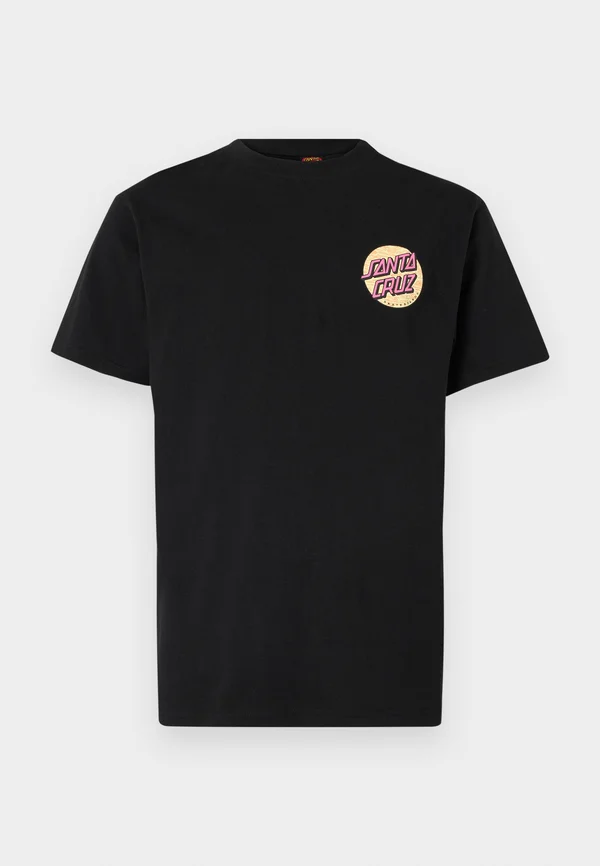 WAGON DOT CHEST UNISEX - T-Shirt print - black