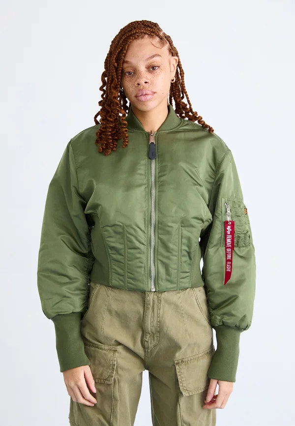WAISTED - Bomberjacke - sage green
