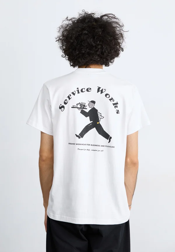 WAITER TEE - T-Shirt print - white
