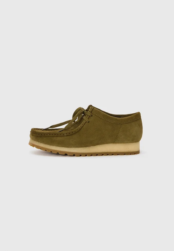 WALLABEE - Schnürer - olive