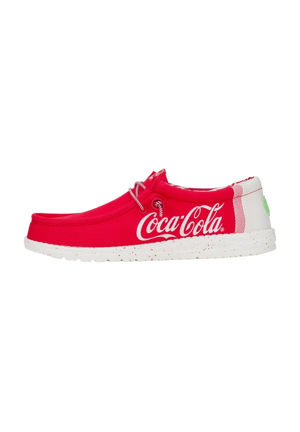Wally Coke - Slip-On Schuhe - Slipper - true red white