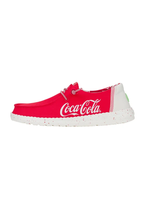 Wally Coke - Slip-On Schuhe - Sneaker low - true red white