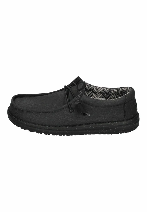 WALLY - Sportlicher Schnürer - black black