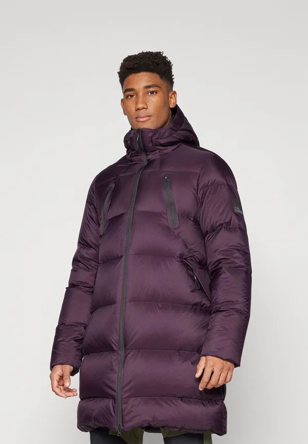 WANDERMOOD  - Daunenmantel - midnight plum