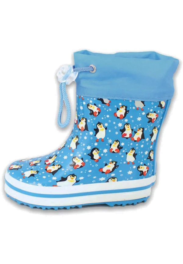 WARMFUTTER PINGUINE - Gummistiefel - blau