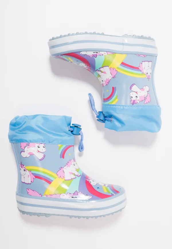 WARMFUTTER RAINBOW - Gummistiefel - hellblau