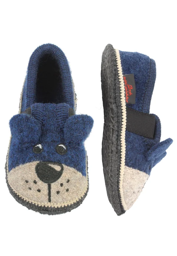 WARMFUTTER TEDDY - Hausschuh - dunkelblau