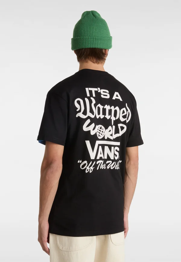 WARPED WORLD - T-Shirt print - black