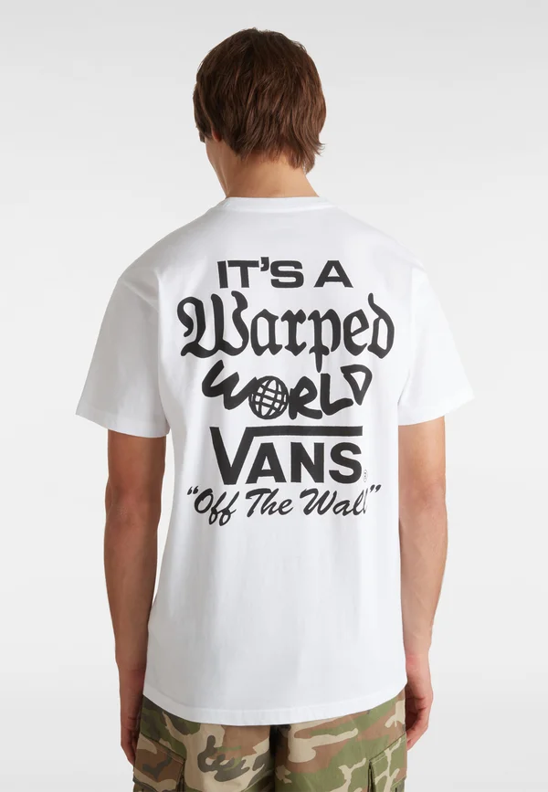 WARPED WORLD - T-Shirt print - white