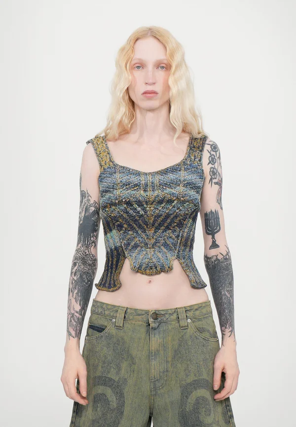 WARRIOR - Strickpullover - indigo