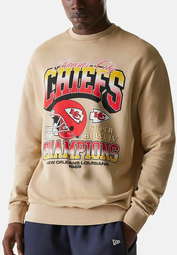 WASHED KANSAS CITY CHIEFS - Sweatshirt - beige