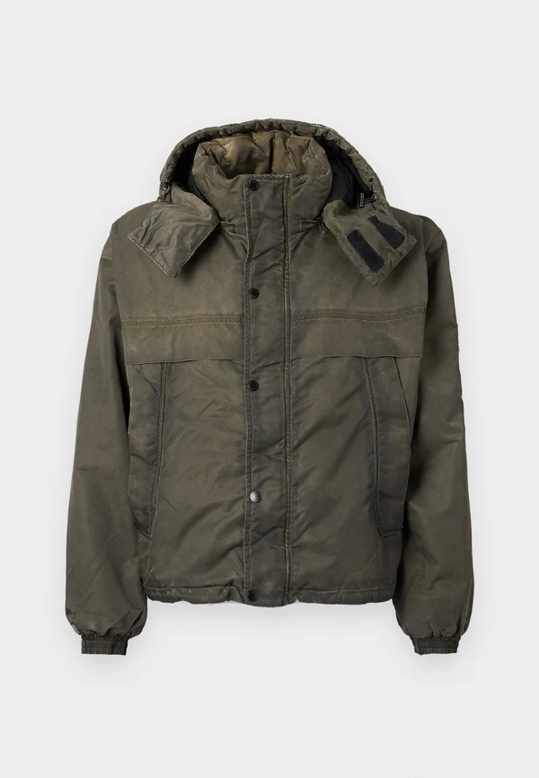 WASHED MOON PUFFER JACKET UNISEX - Winterjacke - khaki