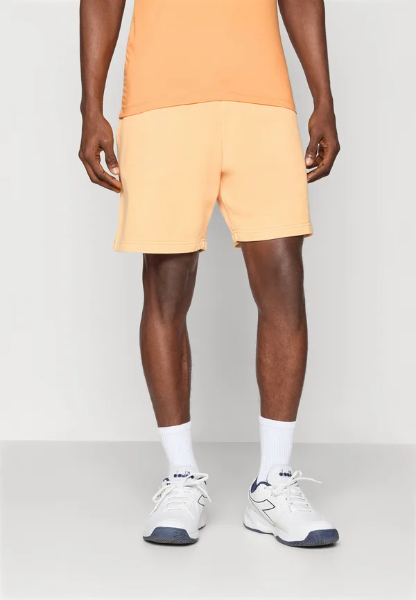 WASHED SWEATSHORTS - Kurze Sporthose - papaya
