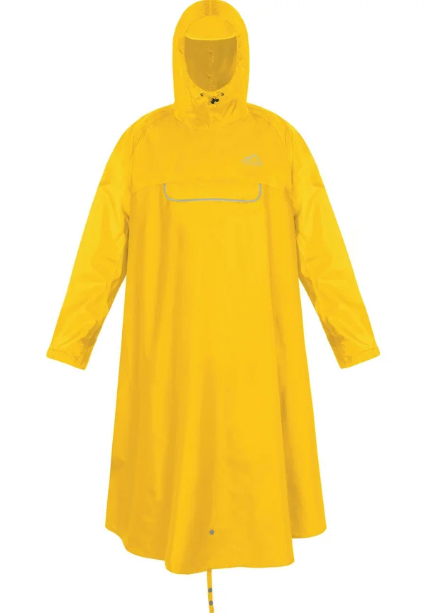 WASSERDICHTER REGEN-EXTRA LANG MIT ÄRMELN UND BRUSTTASCHE MIT KAPUZE - Parka - gelb