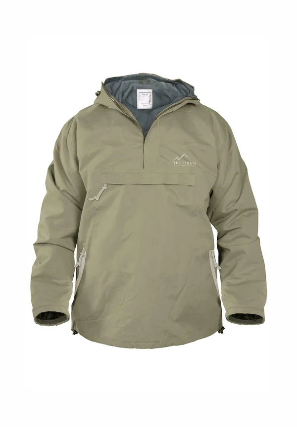 Wasserdichter  Regen Schlupf Winterjacke  Anorak mit Fleecefutter - Winterjacke - beige
