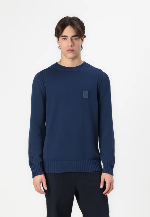 WATCH CREW NECK JUMPER - Strickpullover - dark insignia blue