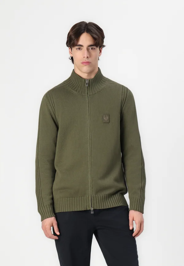 WATCH FULL ZIP CARDIGAN - Strickjacke - dark surplus green