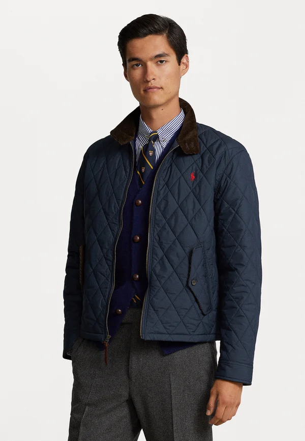 WATER REPELLENT QUILTED JACKET - Übergangsjacke - college navy