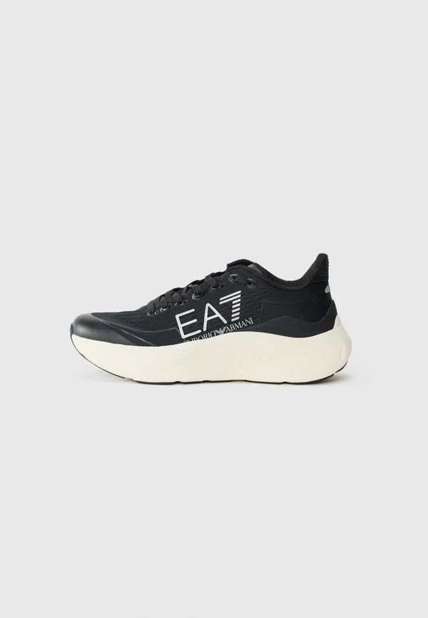 WAVE CRACKING UNISEX - Sneaker low - black/silver-coloured/white