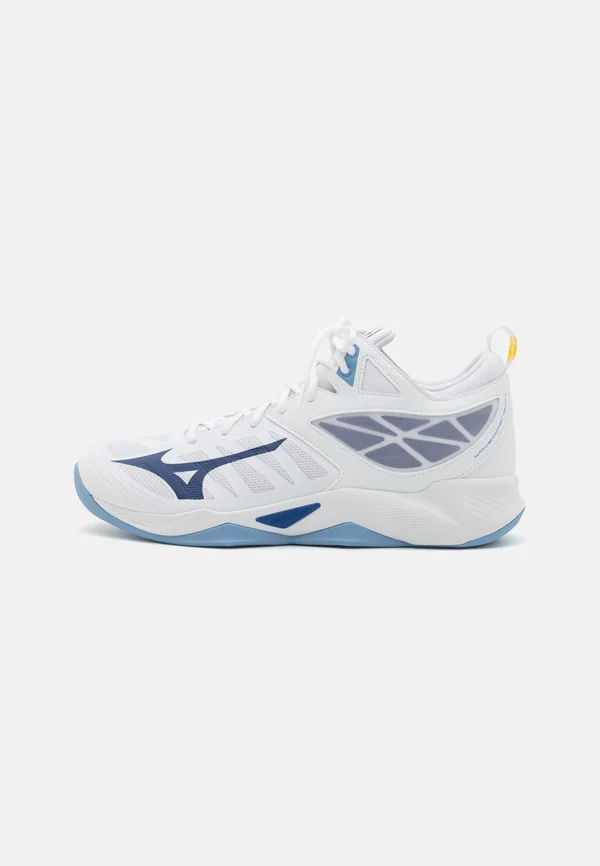 WAVE DIMENSION MID - Volleyballschuh - white/blue