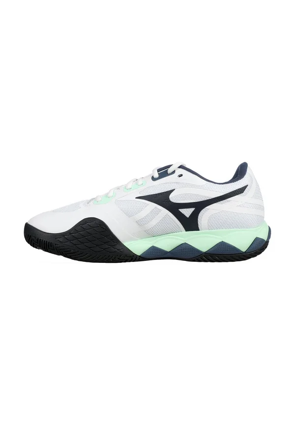 WAVE ENFORCE TOUR ALLCOURT - Multicourt Tennisschuh - white neo mint vintage indigo