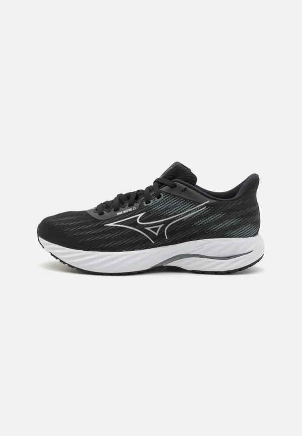 WAVE INSPIRE 21 - Laufschuh Straße - black/silver/metallic gray