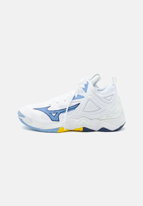 WAVE MOMENTUM 3 MID - Volleyballschuh - white/blue