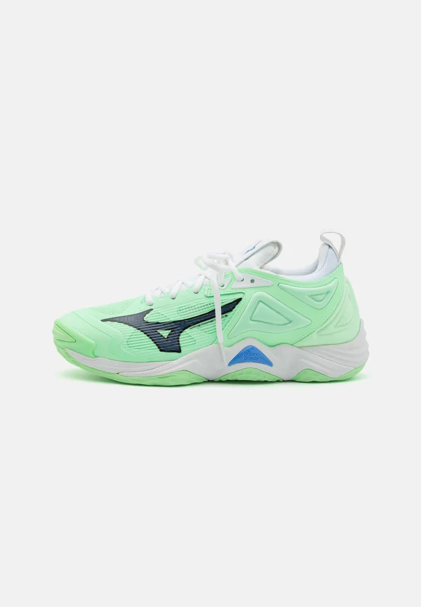 WAVE MOMENTUM 3 UNISEX - Volleyballschuh - neo mint/black/frontier blue