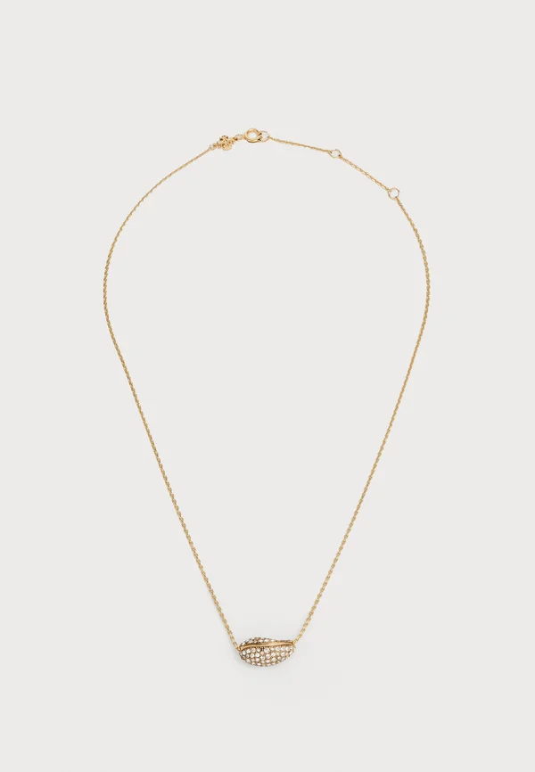 WAVE PAVE PENDANT - Halskette - gold-coloured