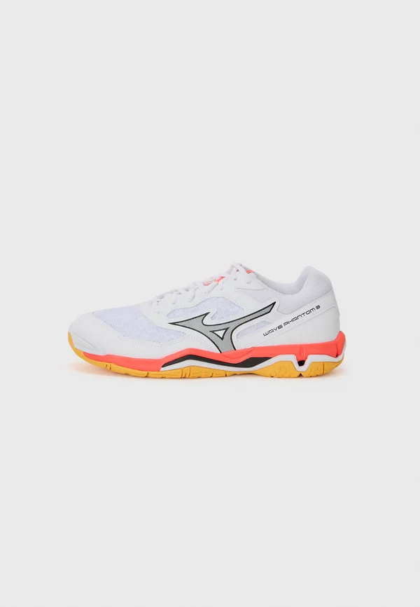 WAVE PHANTOM 3 - Handballschuh - white/fiery coral/citrus
