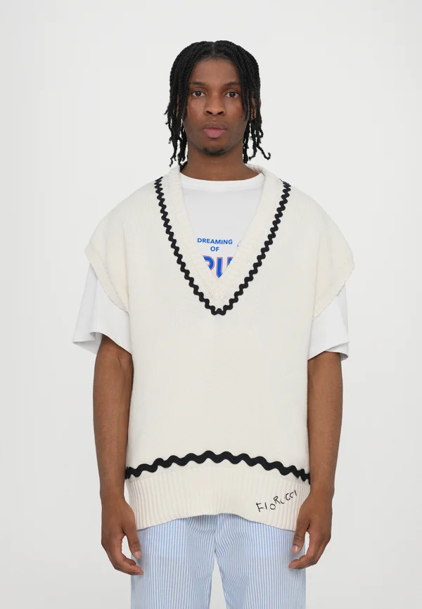 WAVE TRIM GILET - Weste - white