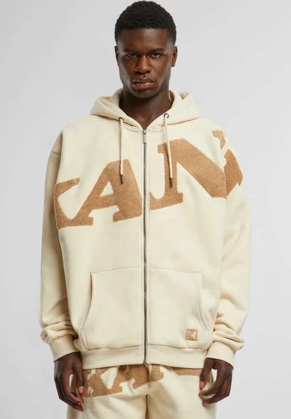 WAVY RETRO - Sweatjacke - off white