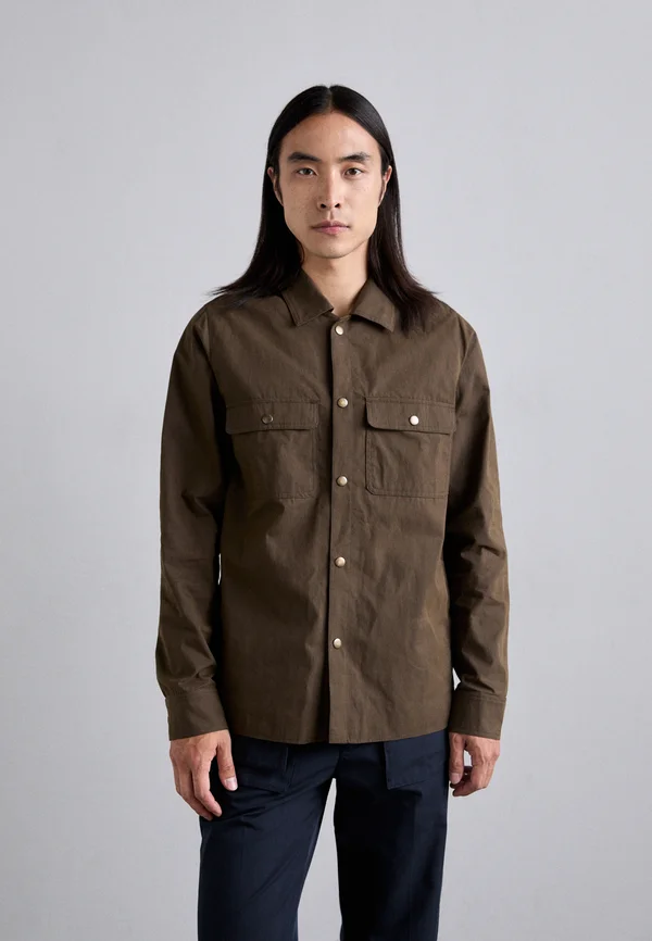 WAXED BLOUSON - Leichte Jacke - dark olive