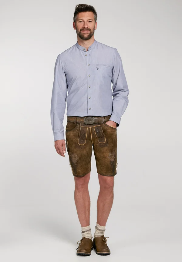 WAYEN MIT GÜRTELSCHNALLE - Shorts - braun