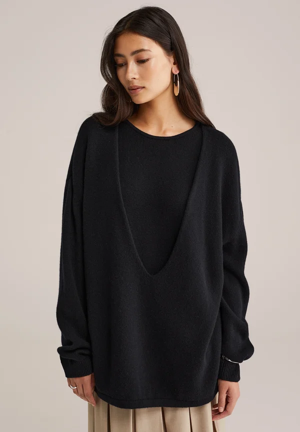WE STUDIO - Strickpullover - black
