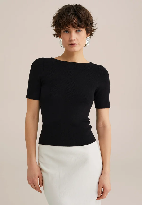 WE STUDIO - Strickpullover - black