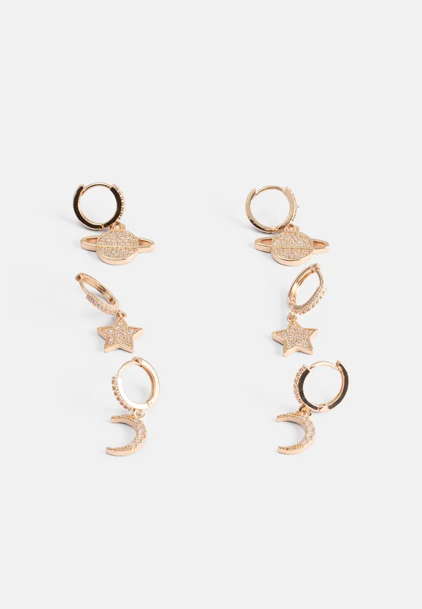 WEALIGN 3 PACK - Ohrringe - gold-coloured/multi