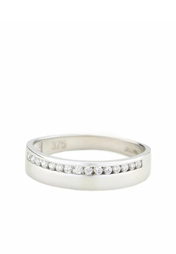 WEDDING WITH CZ STONES CHANNEL - Ring - white gold