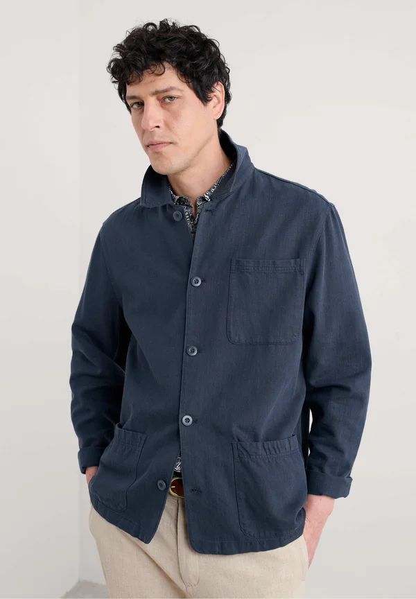 WELL WRIGHT - Jeansjacke - maritime - maritime