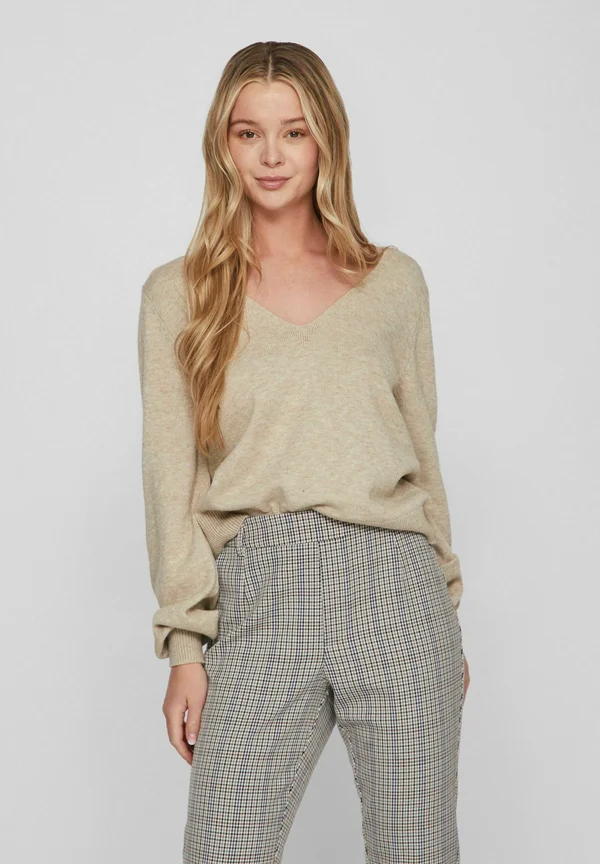 WENDBARER - Strickpullover - natural melange