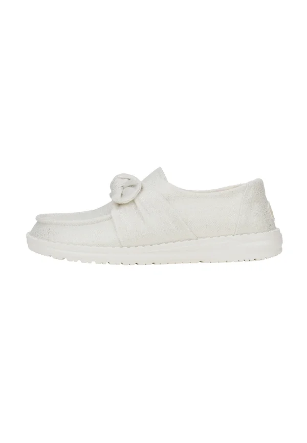 Wendy Bow Shimmer - Slip-On Schuhe - Sportlicher Schnürer - metallic silver