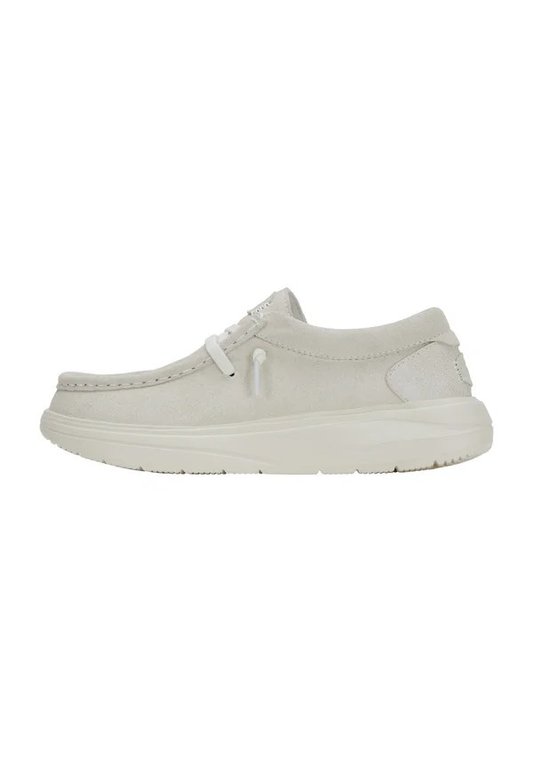 Wendy COMF Suede - Slip-On Schuhe - Sportlicher Schnürer - ivory