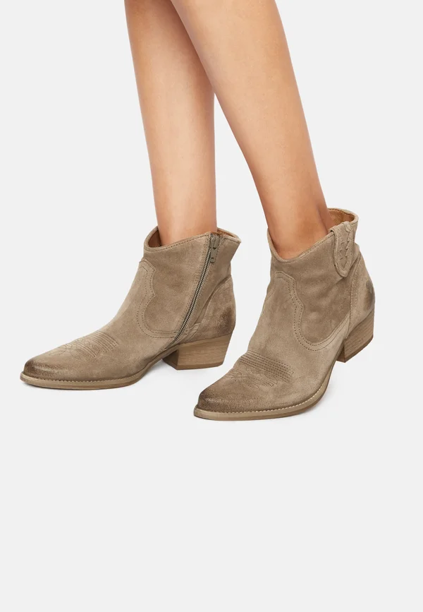 WEST - Cowboy-/Bikerstiefelette - marvin lead grey