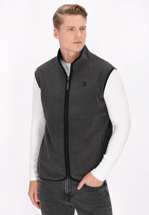 Weste - grey melange