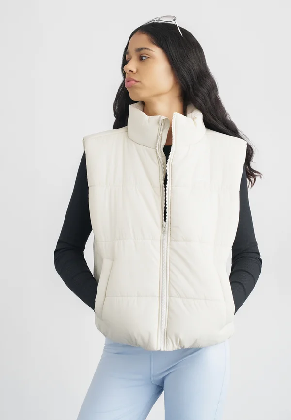 Weste - light bone/white