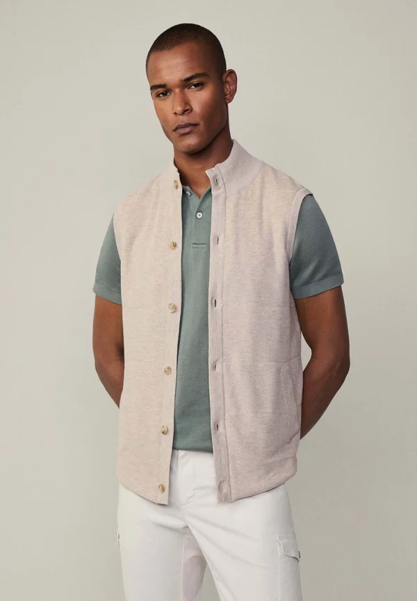 Weste - stone beige