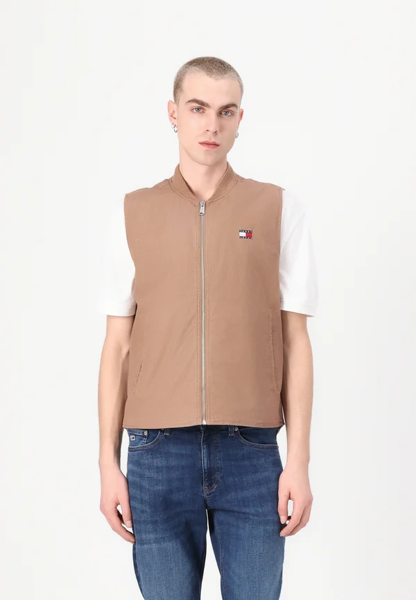 Weste - vintage camel