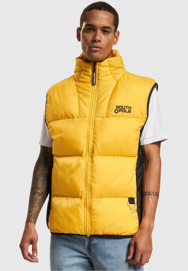 Weste - yellow black