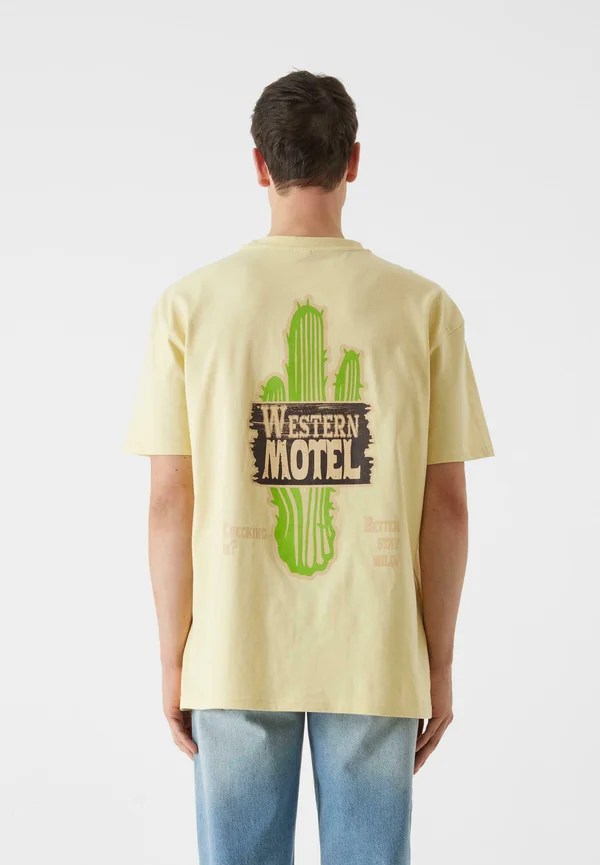 WESTERN MOTEL - T-Shirt print - softyellow
